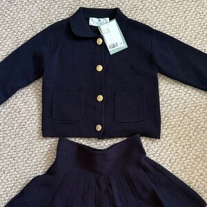 H&M 2 piece Cardigan and Skirt Set